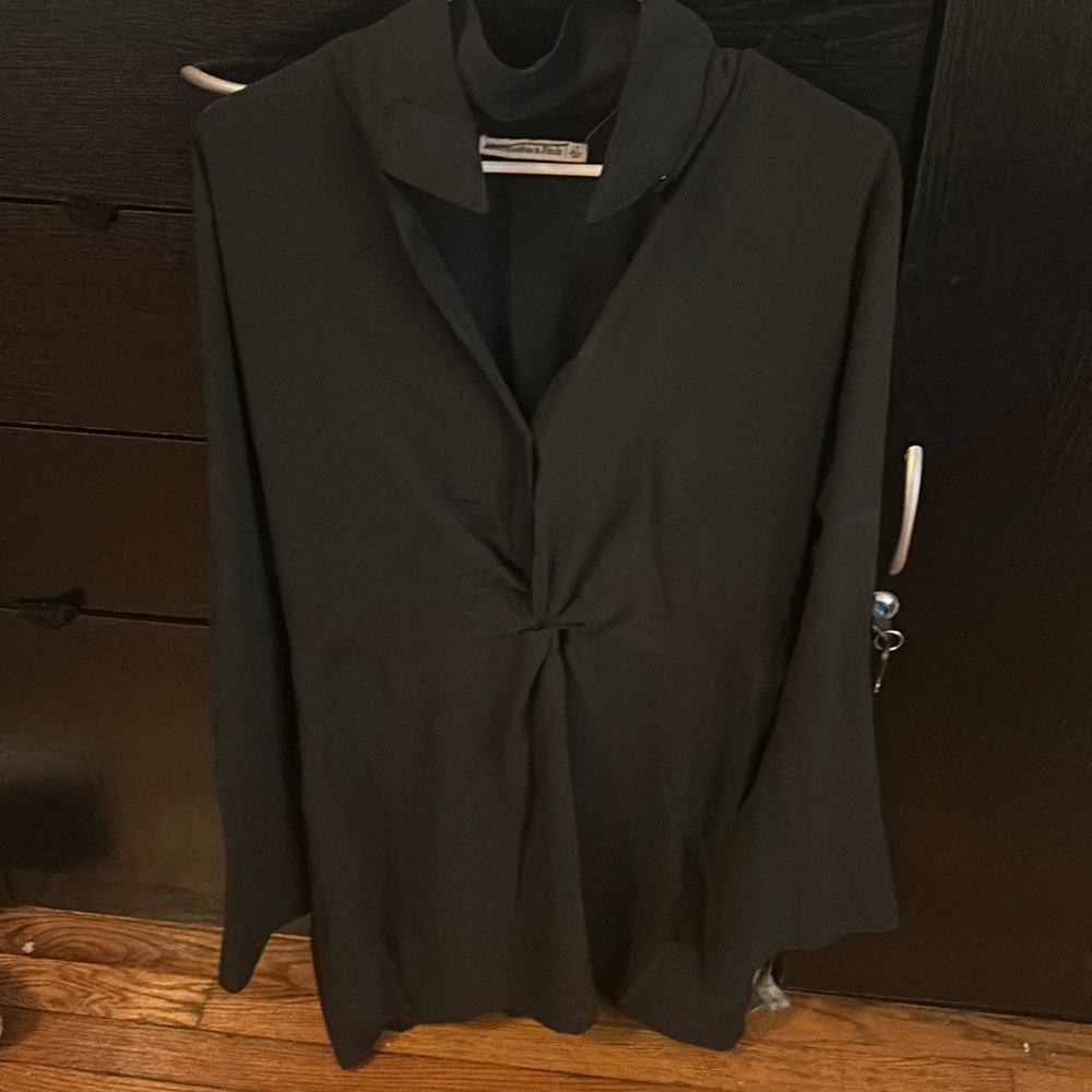 Black Wrap Dress Abercromie and Fitch
